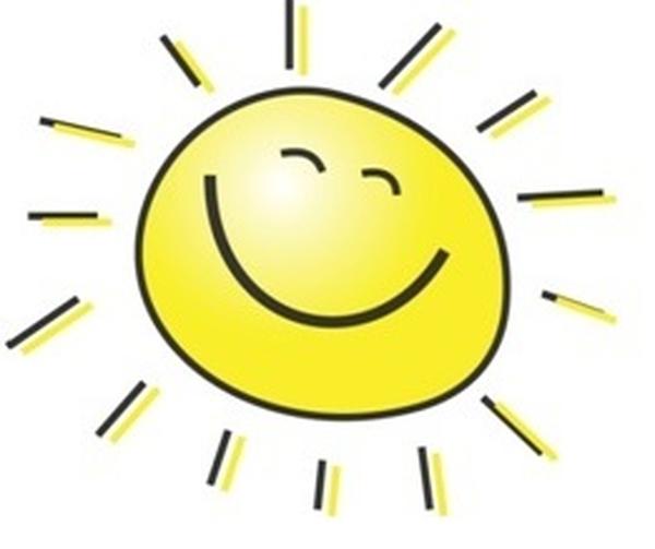 Picture of sun as emoticon to accompany Infectious blog entry