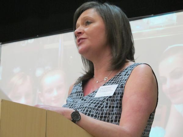 Lisa talking at conference March 2014